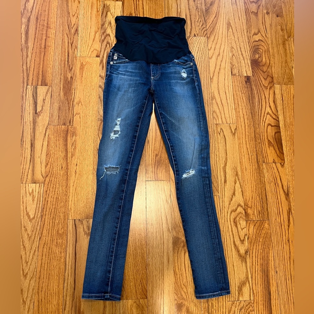 Maternity AG Adriano Goldshmied Skinny Jeans Size 25R